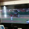 Watching baseball